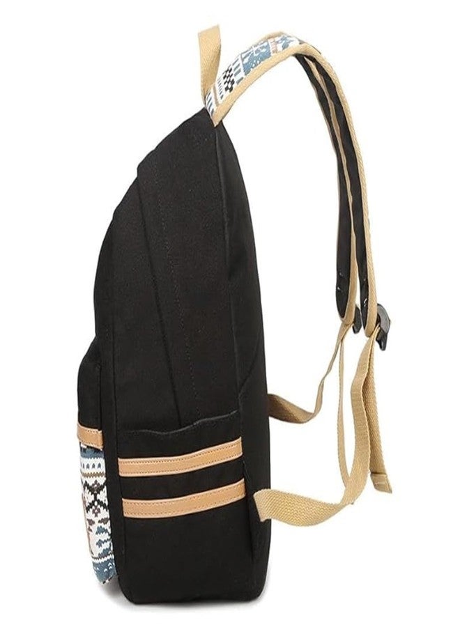 ASDIP Tribal Print Canvas Backpack for Women & Girls - Stylish, Lightweight, and Durable College Bag - Image 5